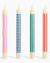 HAY Design Pattern Candle Crisp Mix Set of 4 Multi