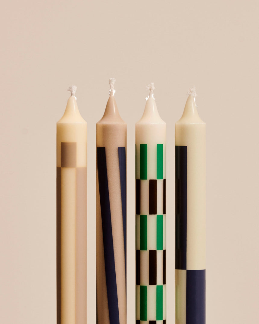 HAY Design Pattern Candle Set of 4