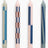 HAY Design Pattern Candle Set of 4 Light Pink/Blue