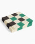 HAY Design Pattern Napkins Set of 20 Off-white/Green/Black