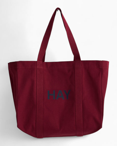 HAY Design Shopper Bag Medium Burgundy