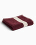 HAY Design Stripe Wash Cloth Burgundy