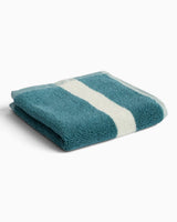 HAY Design Stripe Wash Cloth Petrol Blue