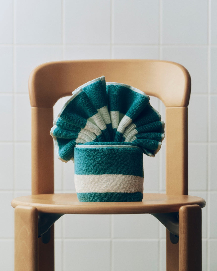 HAY Design Stripe Wash Cloth