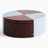 HAY Design Tin Container Round Burgundy/Ice Blue