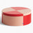 HAY Design Tin Container Round Red/Soft Pink