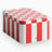 HAY Design Tin Container Small Red/Off-White