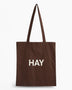 HAY Design Tote Bag Dark Brown