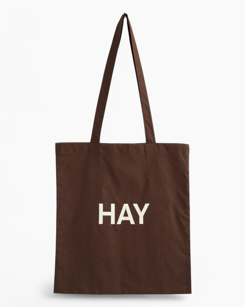 HAY Design Tote Bag Dark Brown