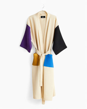 HAY Design Waffle Bathrobe Cream/Multi