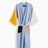 HAY Design Waffle Bathrobe Dusty Blue/Multi