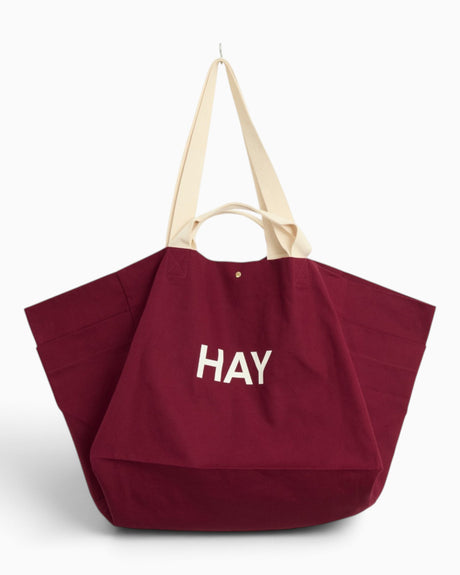 HAY Design Weekend Bag - Large Burgundy