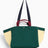 HAY Design Weekend Bag - Small Dark Green Multi