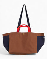 HAY Design Weekend Bag - Small Brown Multi