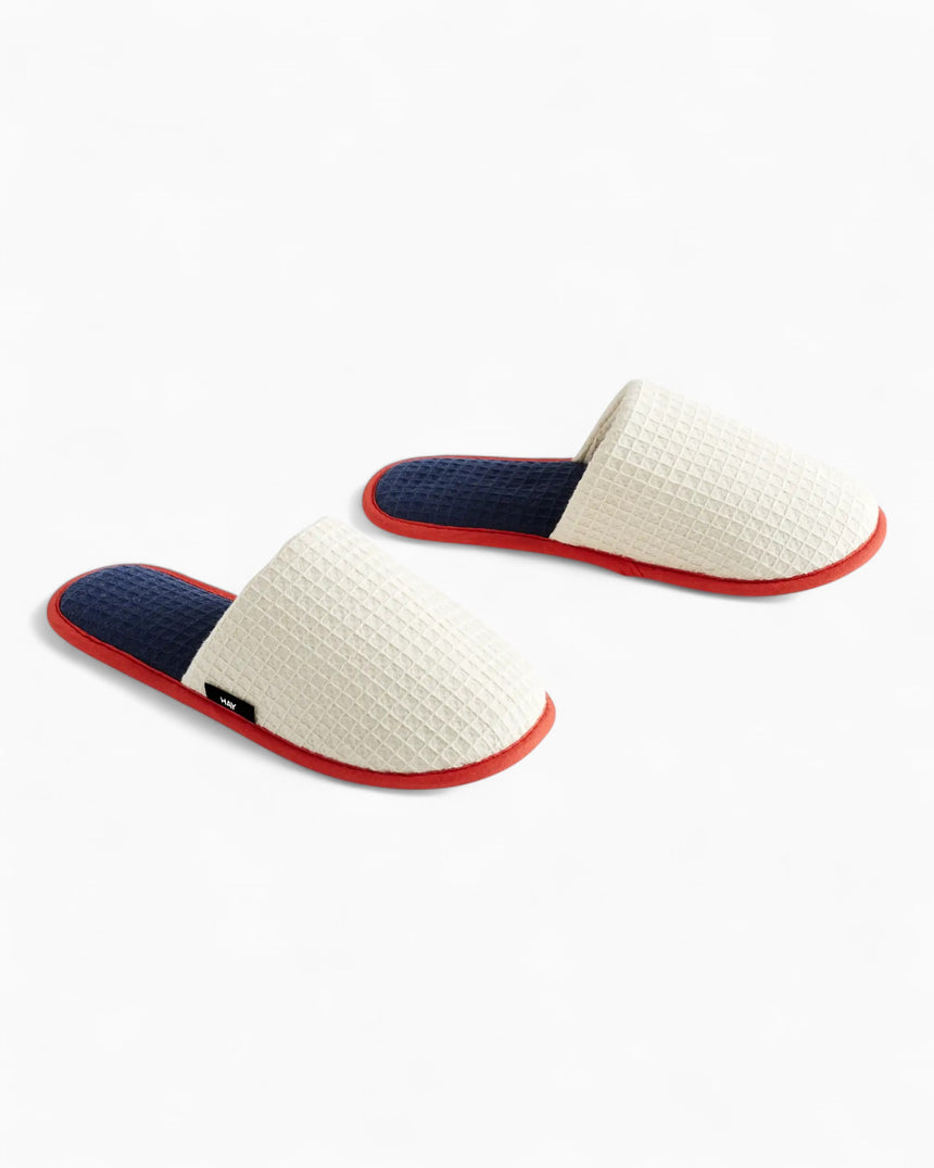 HAY Design Waffle Slippers Cream Multi