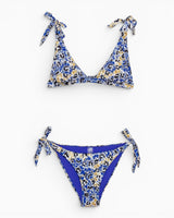 Blue Leopard Bikini