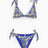 Heliophilia Blue Leopard Bikini Blue Leopard