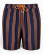 Heliophilia Italian Stripes Şort Mayo Brown/Navy