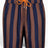 Heliophilia Italian Stripes Şort Mayo Brown/Navy