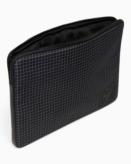 Herschel Anchor 15"-16" Sleeve Laptop Kılıfı Grid Black/Black
