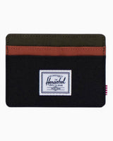 Herschel Charlie Kartlık Black/Ivy Green/Chutney