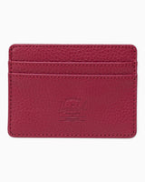 Herschel Charlie Vegan Leather Kartlık Cherry Red