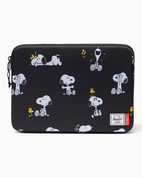 Herschel Herschel x Peanuts® Anchor 14" Sleeve Laptop Kılıfı Snoopy and Woodstock Black