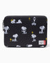 Herschel Herschel x Peanuts® Anchor 14" Sleeve Laptop Kılıfı Snoopy and Woodstock Black