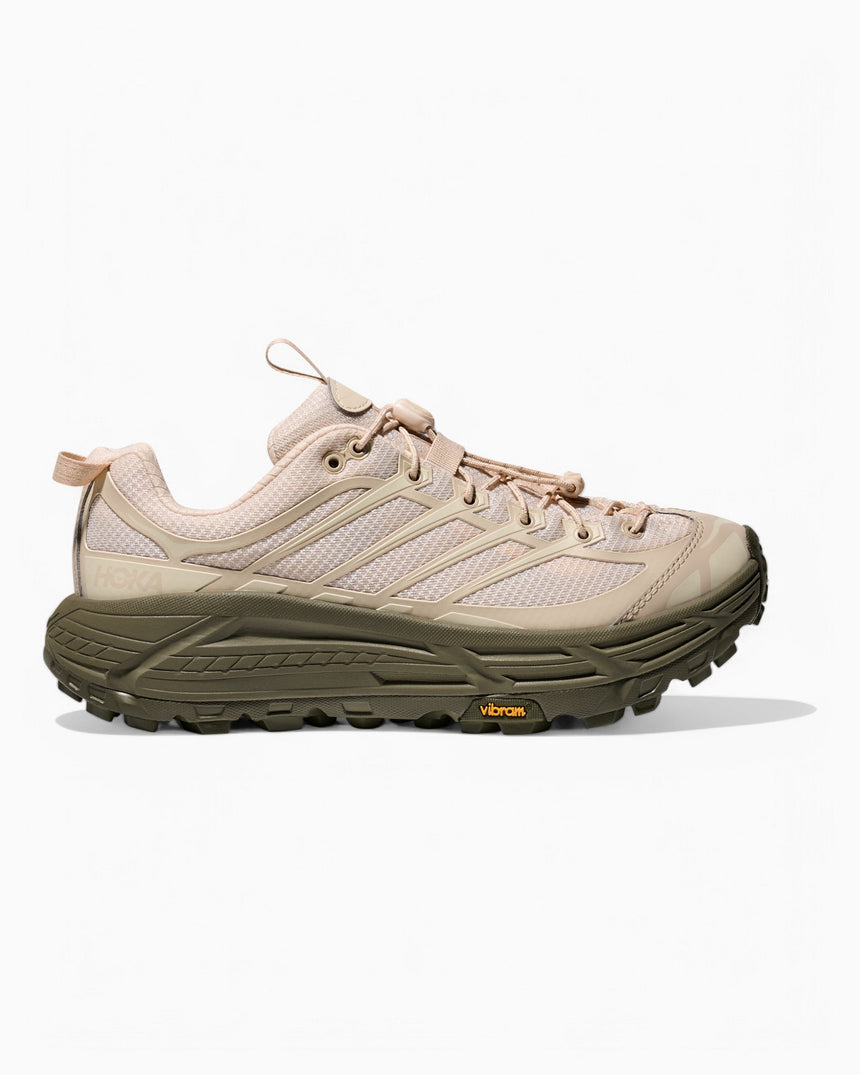 HOKA Mafate Three2 Kadın Sneaker Oat Milk / Eucalyptus