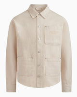 House of Sunny Chain Stitch Shirt Kadın Gömlek Oat Wash