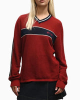 House of Sunny Joey Knit Kazak Cherry