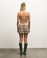 House of Sunny The Hoxton Check Kadın Elbise