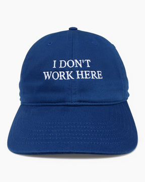 IDEA I Don't Work Here Şapka Royal Blue/White