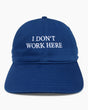 IDEA I Don't Work Here Şapka Royal Blue/White