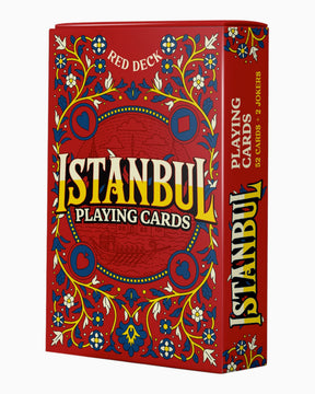 İstanbul Cards İskambil Oyun Kağıdı Red Deck