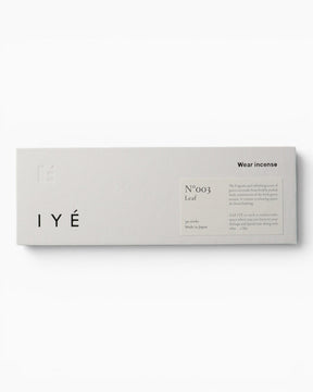 IYÉ IYÉ incense No.003 Leaf Green Tea