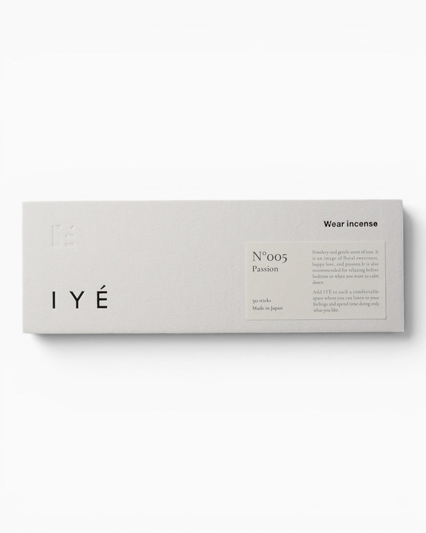 IYÉ IYÉ Incense No.005 Passion Rose