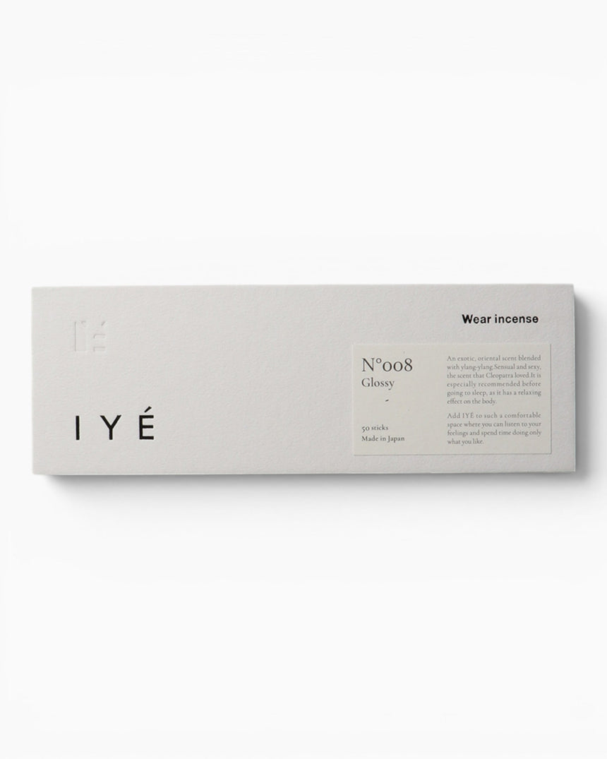 IYÉ IYÉ incense No.008 Glossy Ylang Ylang