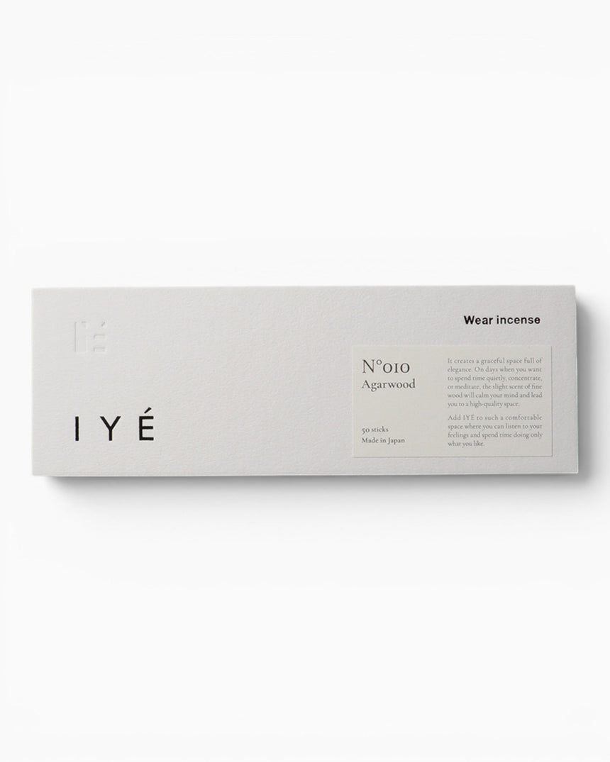 IYÉ IYÉ incense No.010 Agarwood Agarwood Blend