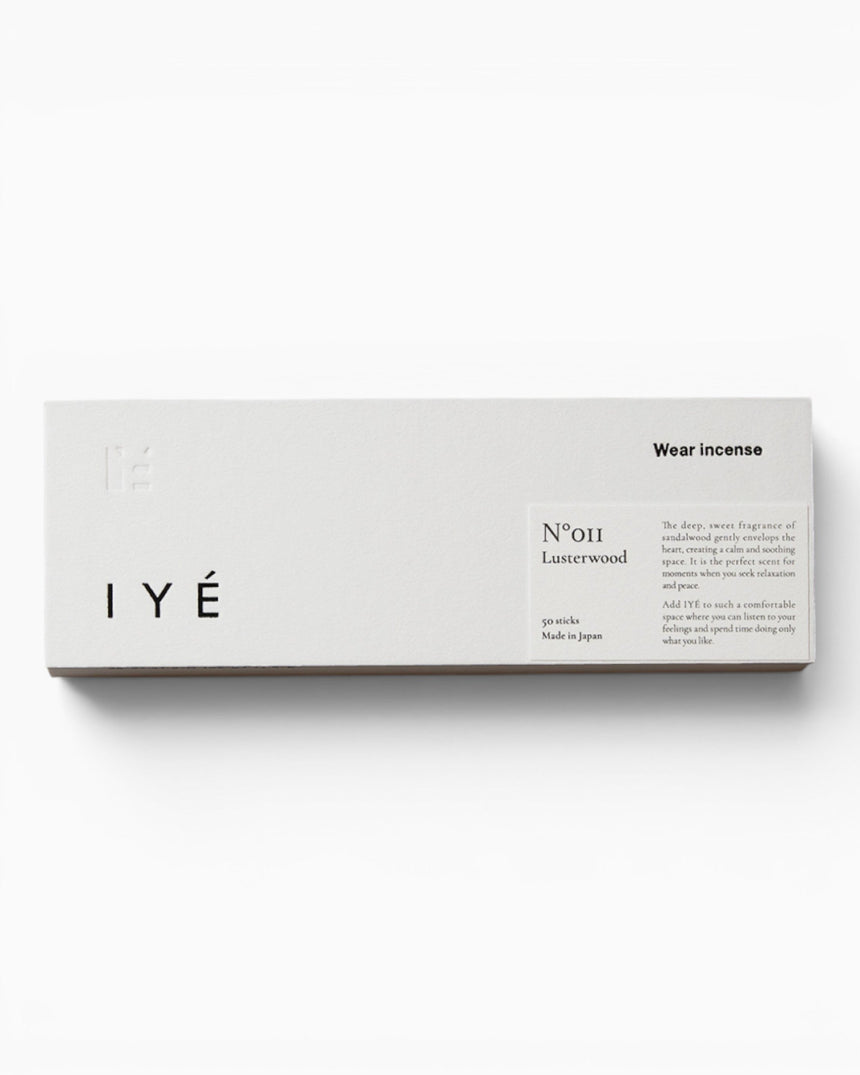 IYÉ IYÉ incense No.011 Lusterwood Sandalwood