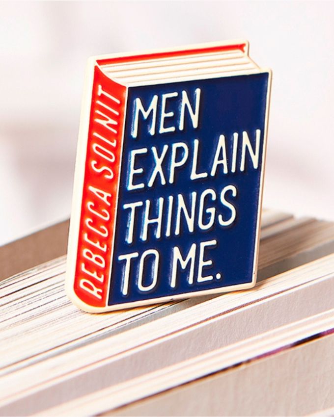 Judy Kaufmann Rebecca Solnit Pin