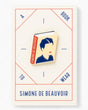 Judy Kaufmann Simone De Beauvoir Pin Multicolor