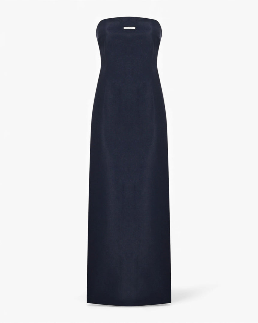 Knitology Autonomist Denim Elbise Blue