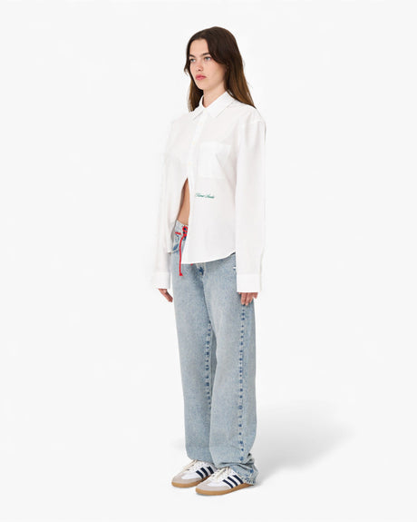 KUИST+STUDIO Box Fit Embroidered Shirt