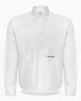 KUNST STUDIO Box Fit Embroidered Shirt White
