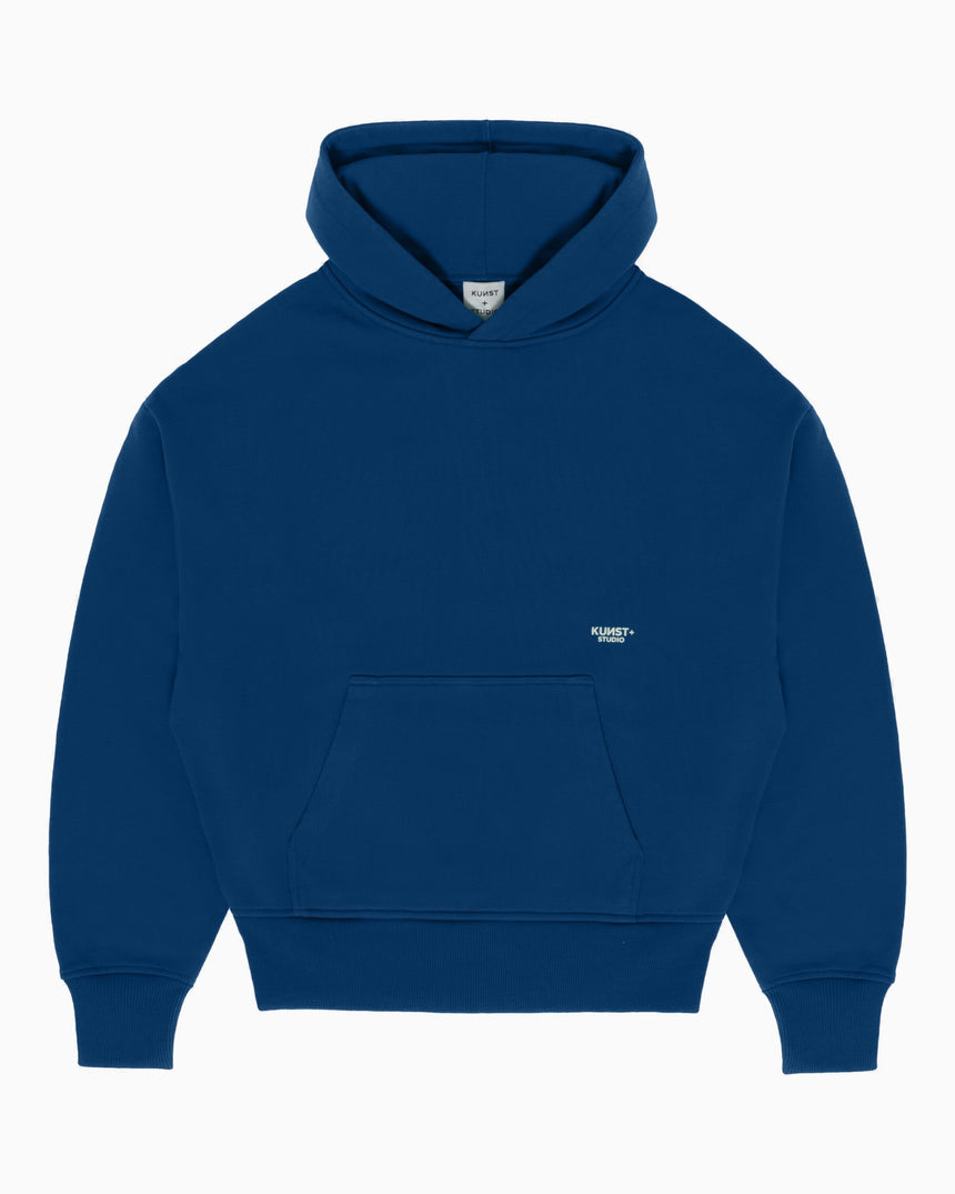 KUNST STUDIO Oversize Heavyweight Hoodie Blue