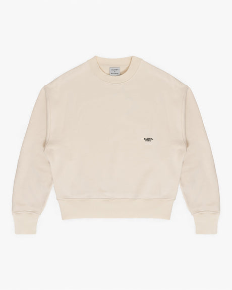 KUNST STUDIO Oversize Heavyweight Sweatshirt Ecru