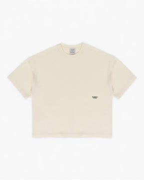 KUNST STUDIO SS Printed Box Fit T-Shirt Ecru