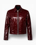 Kundura 70's Buzgu Leather Jacket Burgundy
