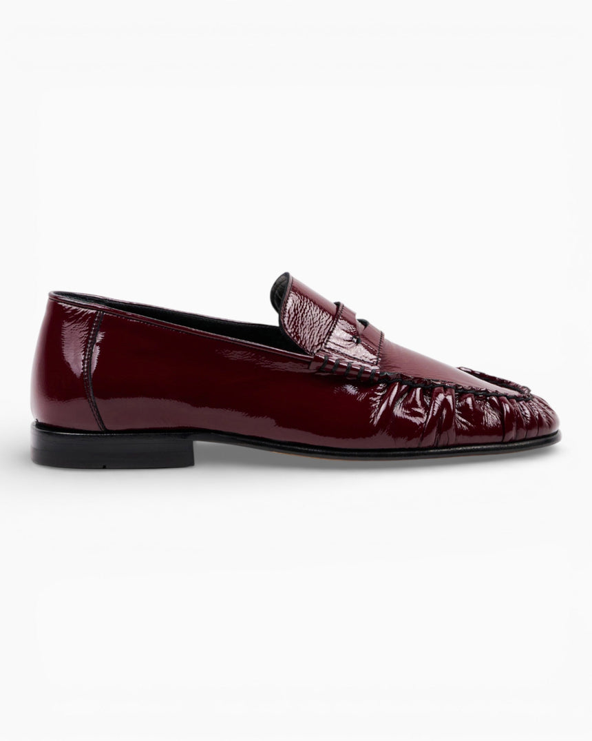 Kundura Buzgu Penny Loafer Burgundy